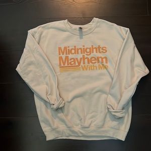 Taylor swift Etsy midnights mayhem sweatshirt size large